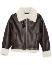 DUNST - Kunstleder-Lammfelljacke - Lyst