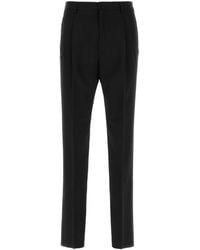 Lanvin - Straight Leg Wool Trousers - Lyst