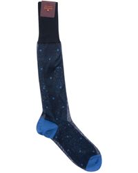 Gallo - Polka Dot Cotton Long Socks - Lyst