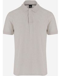 BOSS - Camisa de algodón de con logotipo - Lyst