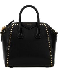 Givenchy - Leather Mini Antigona Handbag - Lyst