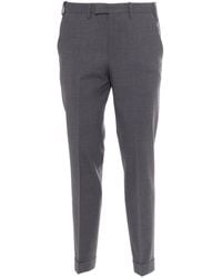 PT01 - Master, Flat Front, Diagonal Pockets, Flap Back Pockets, Turn Up - Lyst