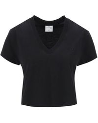 Courreges - Twisted T -shirt Mini -jurk - Lyst