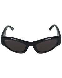 Balenciaga - Zonnebrillen Bb0387 S 001 Zwart Zwart Grijs /19/140 - Lyst