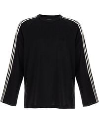 Y-3 - 'Y-3 Long Sleeve Tee 3-Stripes' T-Shirt - Lyst