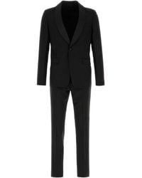 Prada - Black Wool Blend Suit - Lyst