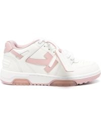 Off-White c/o Virgil Abloh - Sneakers Out Of Office Bianche E Rosa - Lyst