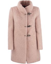 Fay - Romantic Wool, Mohair e Alpaca Blend Coat - Lyst