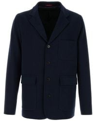 Gucci - Cotton Jersey Single-Breasted Jacket - Lyst