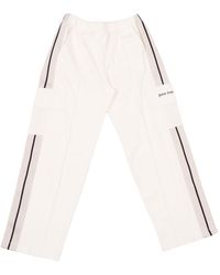 Palm Angels - Track Wide Leg Cargo Pant Girl - Lyst