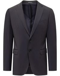 Emporio Armani - Wool Single-Breasted Suit - Lyst