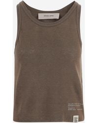 Golden Goose - Linen Tank Top - Lyst
