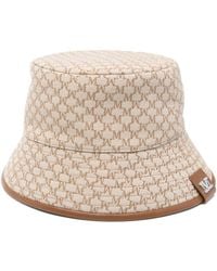 Max Mara - Allover Logo Bucket Bag - Lyst