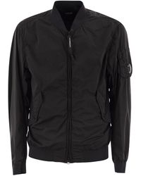 C.P. Company - Nycra-R Bomber Jacket With Lens - Lyst