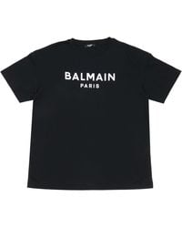 Balmain - T-Shirts und Polos Schwarz - Lyst