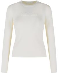 Max Mara - 'Manto' Wool Yarn Sweater - Lyst
