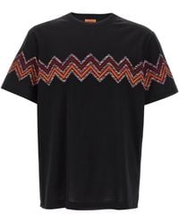 Missoni - 'Zig Zag' Jacquard T Shirt - Lyst