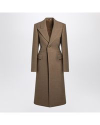 Burberry - Single-Breasted Wool Coat - Lyst
