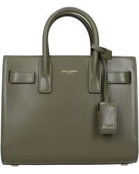 Saint Laurent - Handbag Sac De Jour /Moss Leather - Lyst