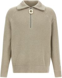 JW Anderson - Half Zip Sweater - Lyst