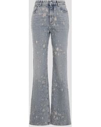 McQueen - Noodlijdende Uitlopende Jeans - Lyst