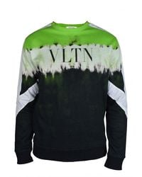 Valentino Garavani - Tie-Dye Printed Cotton Sweater - Lyst