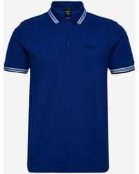 BOSS - Cotton Piqué Polo Shirt With Logo - Lyst