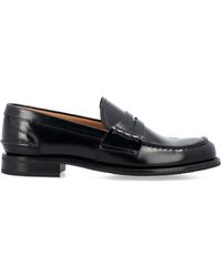 Church's - Kerk's Platte Schoenen Zwart - Lyst