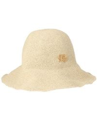 Ruslan Baginskiy - Straw Hat With Embroidered Loco - Lyst