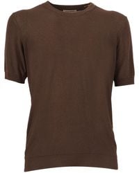 Kangra Cashmere - Girocollo M/Manica Rasata Calata - Lyst
