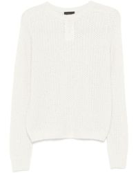 Liu Jo - Open Knit Sweater - Lyst