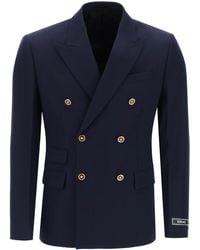 Versace - Tailored Jacket With Medusa Buttons - Lyst