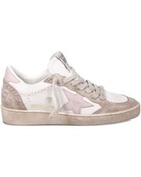 Golden Goose - Ball Star Sneakers mit Wildledereinsätzen - Lyst