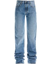 The Attico - Extra Long Denim Jeans For Tall Individuals - Lyst