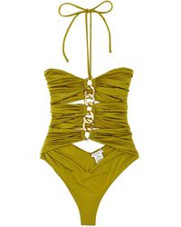 Elisabetta Franchi - Chain Badeanzug - Lyst