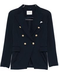 Circolo 1901 - Cotton Double Breasted Jacket - Lyst