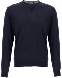 Barba Napoli - Wool And Silk Sweater - Lyst