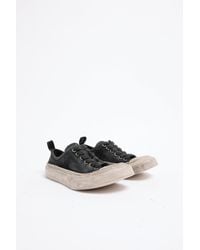 Ann Demeulemeester - Halli Vulcanized Low-Top Sneakers Distressed Suede - Lyst