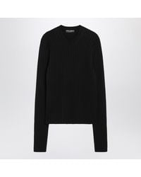 Dolce & Gabbana - Ribbed Wool Sweater - Lyst