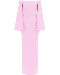 Solace London - Trost London Maxi Kleid Eliana mit ausgestellter - Lyst