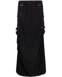 Coperni - Wool-Blend Cargo Utility Maxi Skirt - Lyst