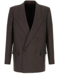 Gucci - Chocolate Panama Blazer - Lyst