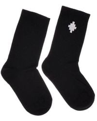 Marcelo Burlon - Logo Cross High Socks - Lyst