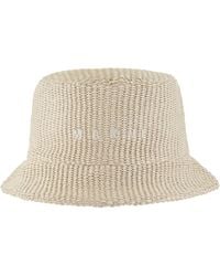 Marni - Raffia Effect Fabric Bucket Hat - Lyst