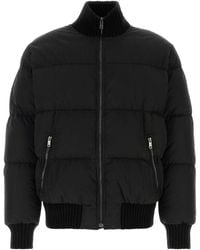 Prada - Cotton Bomber Jacket - Lyst