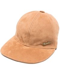 Borsalino - Otis Suede Leather Cap - Lyst