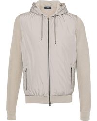 Herno - Nylon And Cotton Blouson Jacket - Lyst