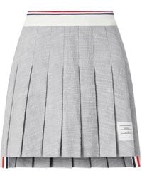 Thom Browne - Cotton Mini Skirt - Lyst