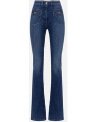 Elisabetta Franchi - Jeans mit Jewel Logo - Lyst
