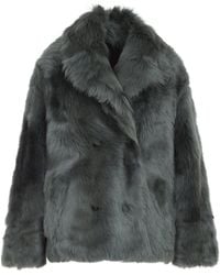 Yves Salomon - Shearling Coat - Lyst